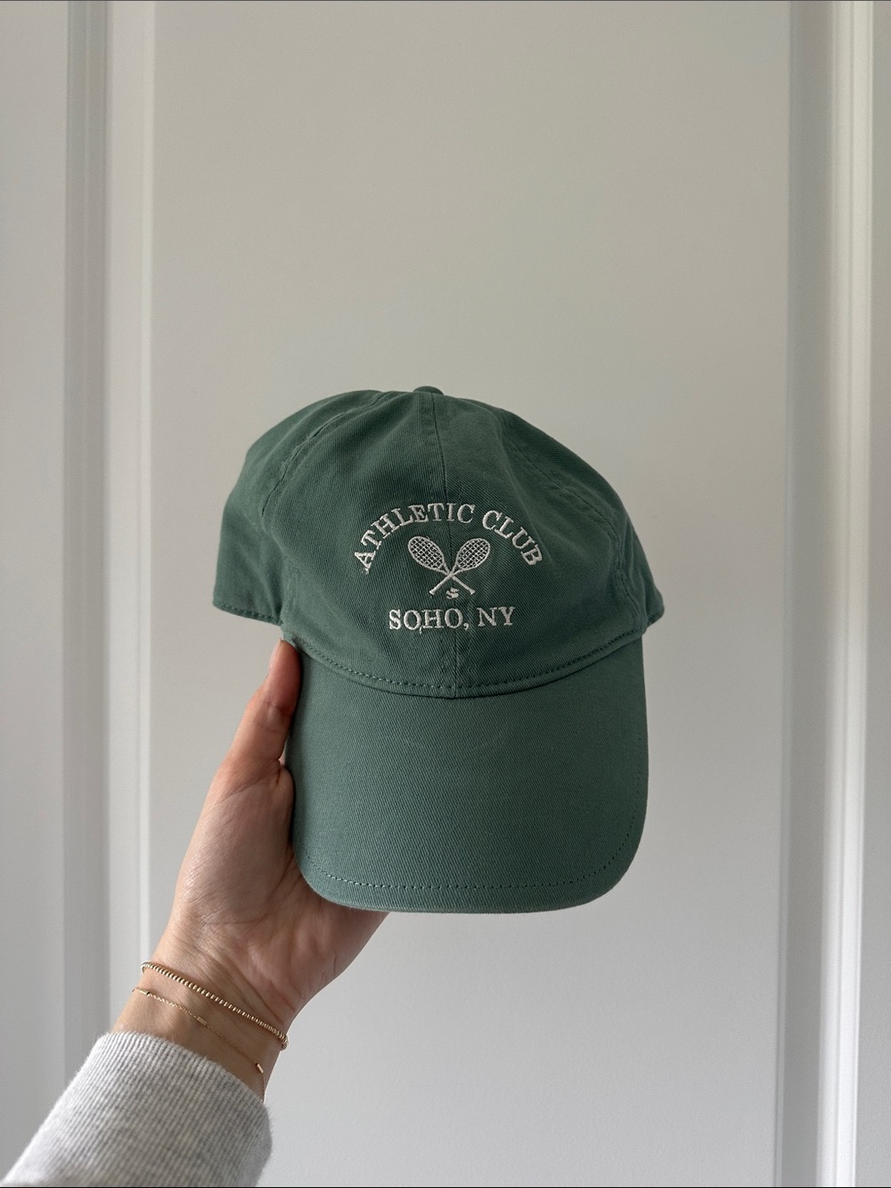 Abercrombie & Fitch Green Athletic Club Baseball Cap